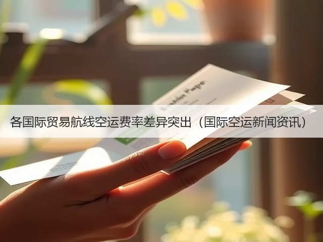 各国际贸易航线空运费率差异突出(国际空运新闻资讯)(图1) 各国际贸易航线空运费率差异突出(国际空运新闻资讯)(图1)
