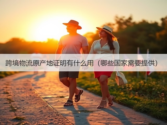 跨境物流原产地证明有什么用(哪些国家需要提供)(图2) 跨境物流原产地证明有什么用(哪些国家需要提供)(图2)