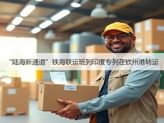 “陆海新通道”铁海联运班列印度专列在钦州港转运(图2)