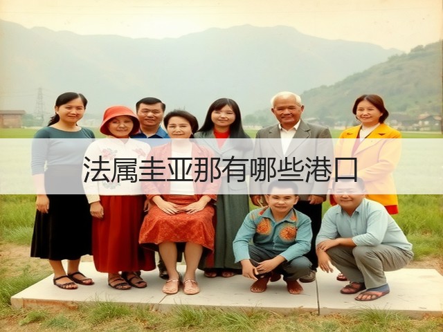 法属圭亚那有哪些港口(图1)