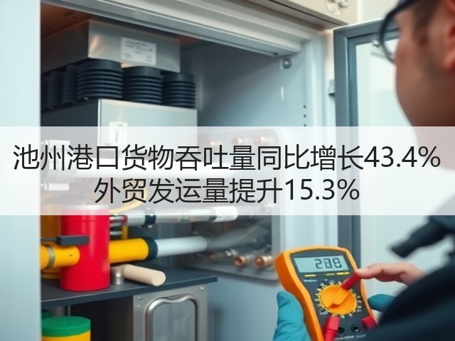 池州港口货物吞吐量同比增长43.4% 外贸发运量提升15.3%(图2)