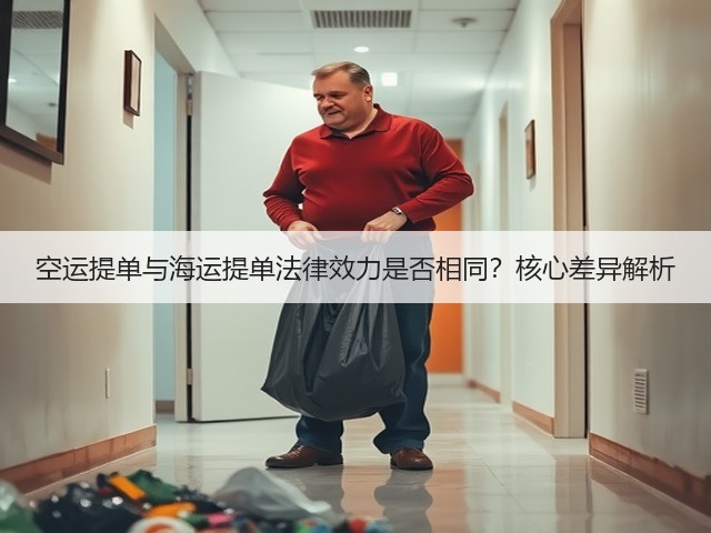 空运提单与海运提单法律效力是否相同？核心差异解析(图1)