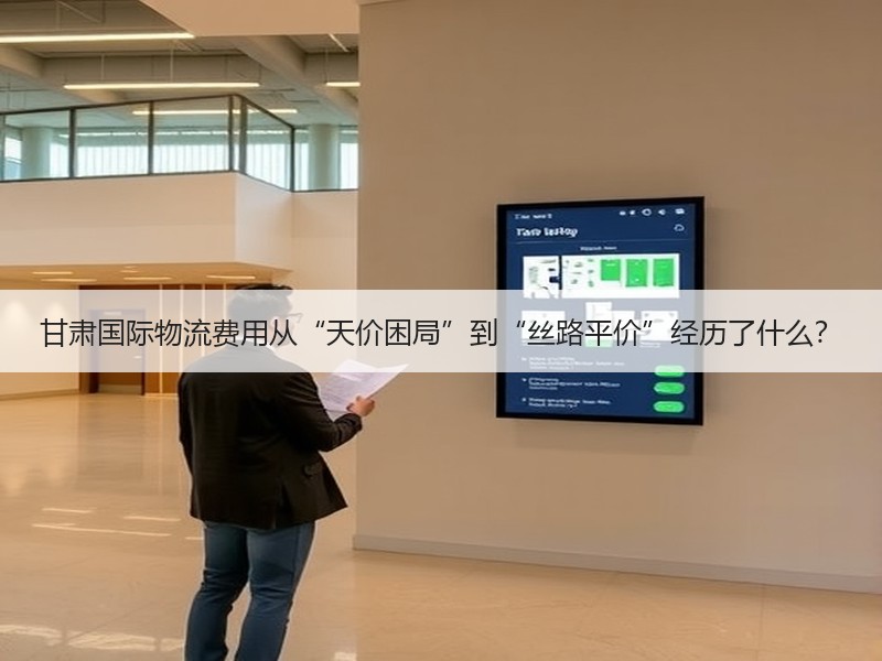甘肃国际物流费用从“天价困局”到“丝路平价”经历了什么？