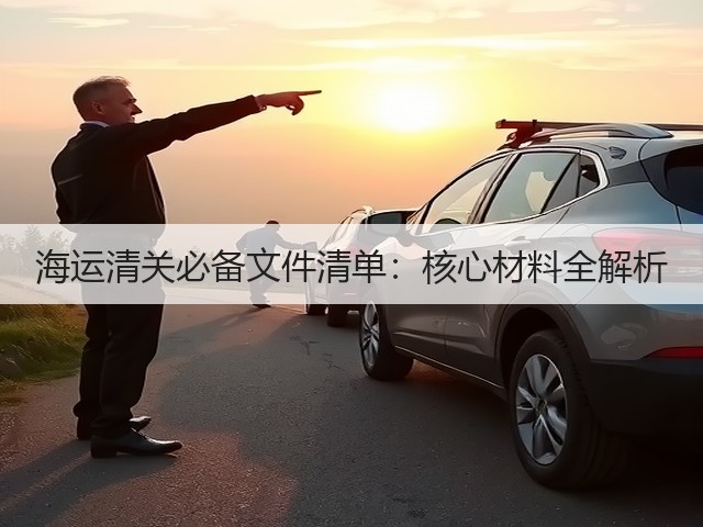 海运清关必备文件清单：核心材料全解析(图2)
