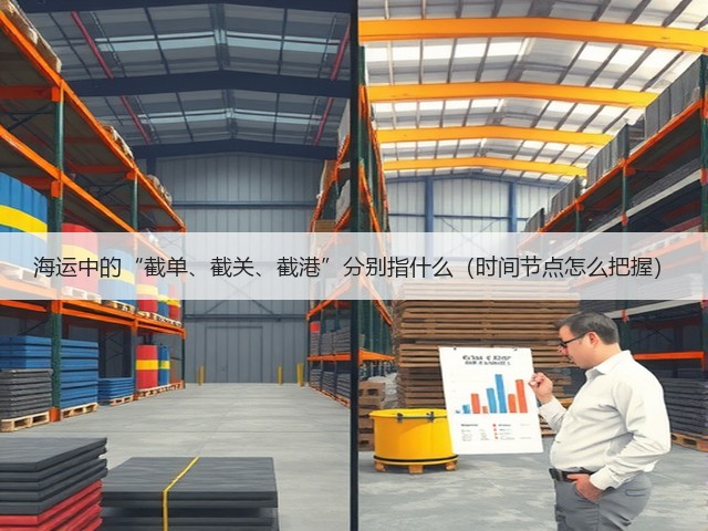 海运中的“截单、截关、截港”分别指什么（时间节点怎么把握）(图1)