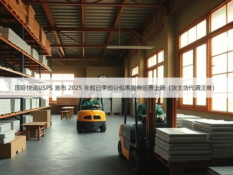 国际快递USPS 宣布 2025 年假日季部分包裹服务运费上调(货主货代请注意) 国际快递USPS 宣布 2025 年假日季部分包裹服务运费上调(货主货代请注意)