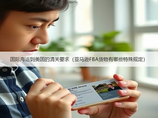 国际海运到美国的清关要求(亚马逊FBA货物有哪些特殊规定)(图1) 国际海运到美国的清关要求(亚马逊FBA货物有哪些特殊规定)(图1)