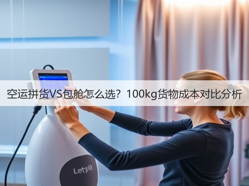 空运拼货VS包舱怎么选？100kg货物成本对比分析