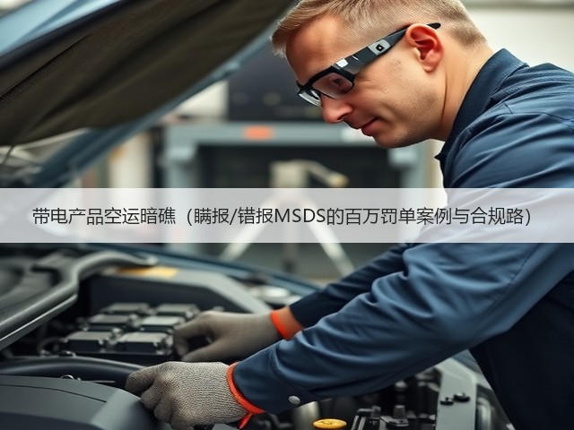 带电产品空运暗礁(瞒报/错报MSDS的百万罚单案例与合规路)(图1) 带电产品空运暗礁(瞒报/错报MSDS的百万罚单案例与合规路)(图1)