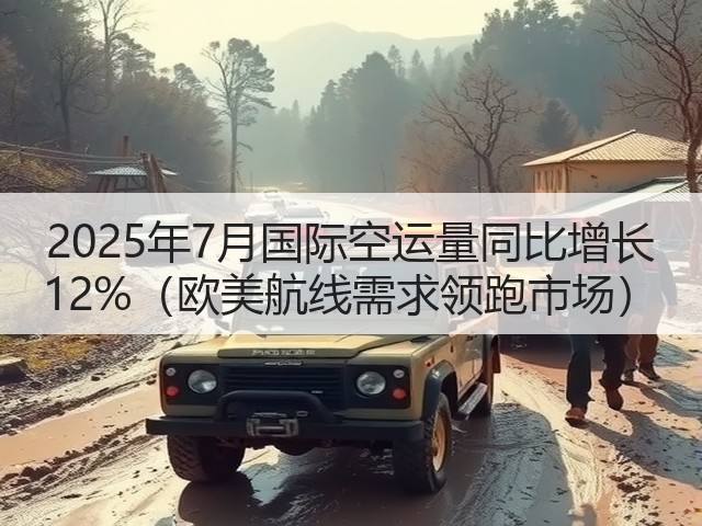 2025年7月国际空运量同比增长 12%(欧美航线需求领跑市场)(图2) 2025年7月国际空运量同比增长 12%(欧美航线需求领跑市场)(图2)