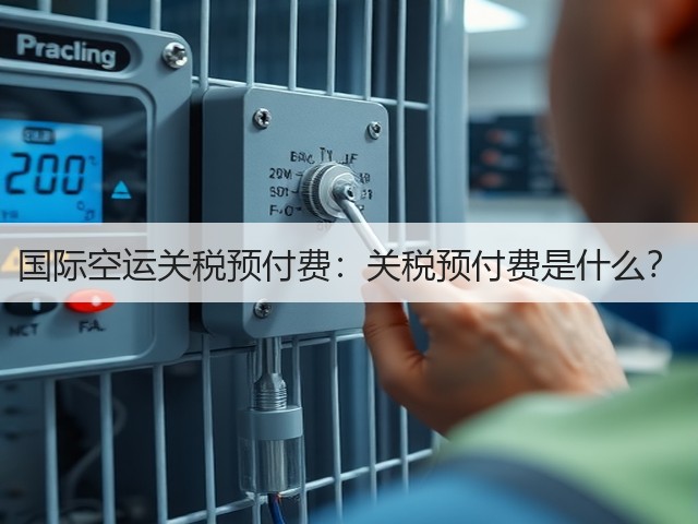国际空运关税预付费:关税预付费是什么?(图1) 国际空运关税预付费:关税预付费是什么?(图1)
