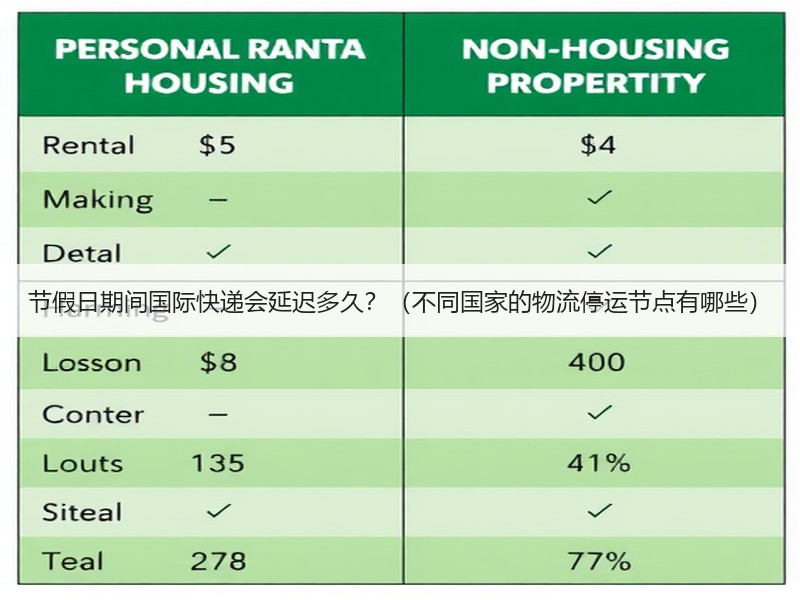 节假日期间国际快递会延迟多久？（不同国家的物流停运节点有哪些）