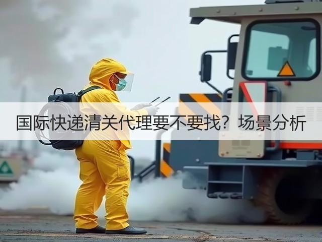 国际快递清关代理要不要找？场景分析(图1)