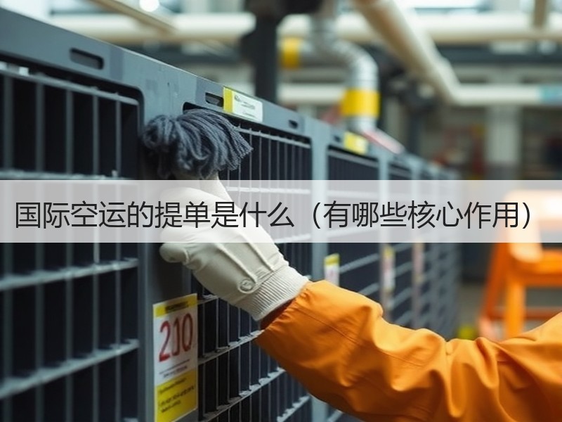 国际空运的提单是什么（有哪些核心作用）