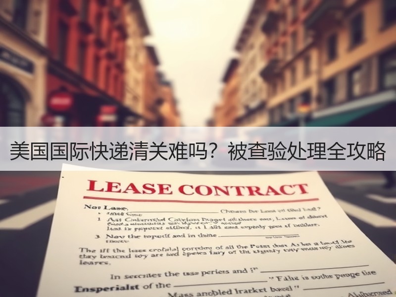 美国国际快递清关难吗？被查验处理全攻略