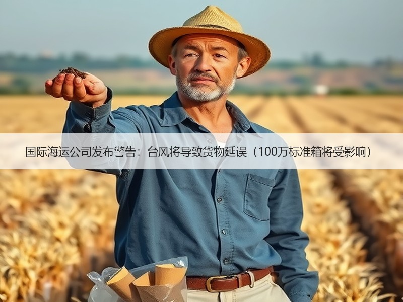 国际海运公司发布警告:台风将导致货物延误(100万标准箱将受影响) 国际海运公司发布警告:台风将导致货物延误(100万标准箱将受影响)