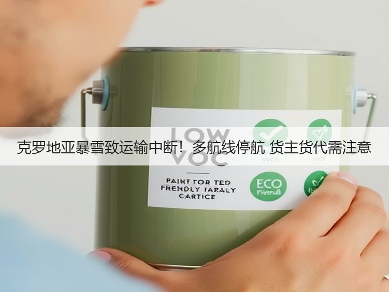 克罗地亚暴雪致运输中断！多航线停航 货主货代需注意
