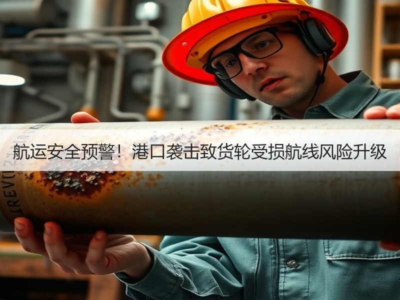 航运安全预警!港口袭击致货轮受损航线风险升级 航运安全预警!港口袭击致货轮受损航线风险升级