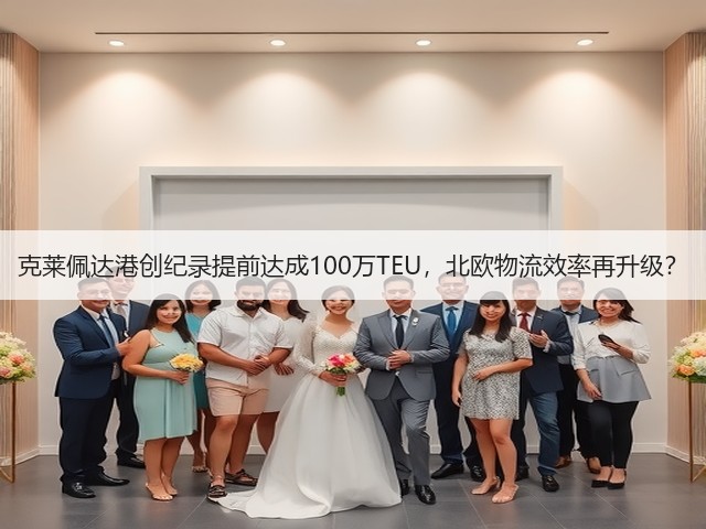 克莱佩达港创纪录提前达成100万TEU,北欧物流效率再升级?(图2) 克莱佩达港创纪录提前达成100万TEU,北欧物流效率再升级?(图2)