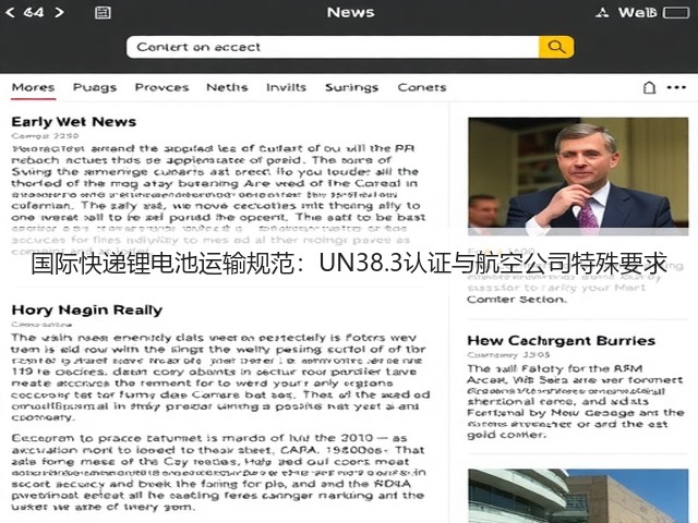 国际快递锂电池运输规范:UN38.3认证与航空公司特殊要求(图3) 国际快递锂电池运输规范:UN38.3认证与航空公司特殊要求(图3)