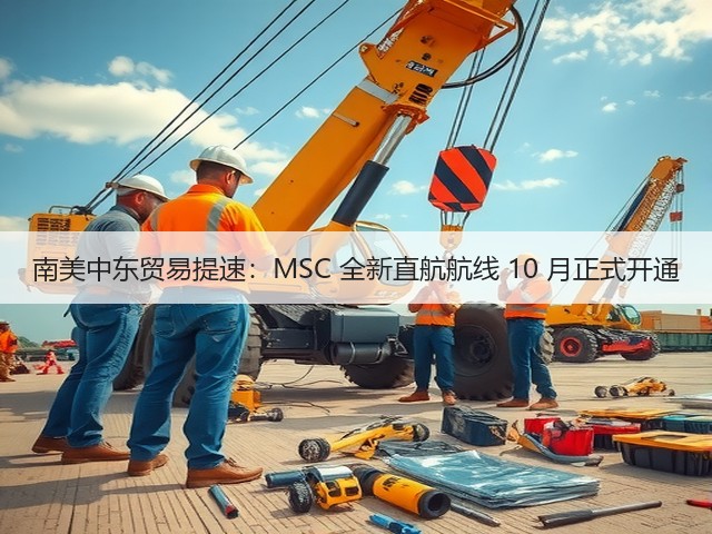 南美中东贸易提速：MSC 全新直航航线 10 月正式开通(图1)