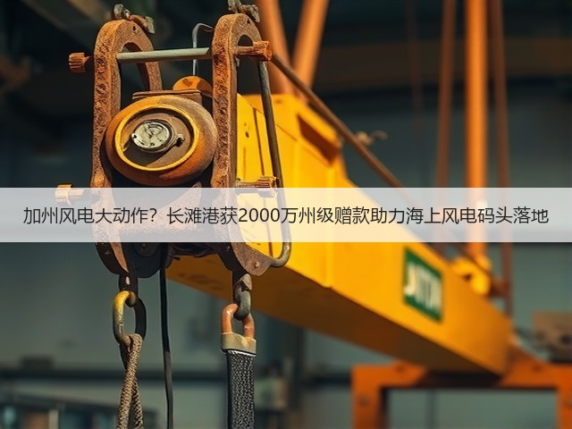 加州风电大动作?长滩港获2000万州级赠款助力海上风电码头落地(图1) 加州风电大动作?长滩港获2000万州级赠款助力海上风电码头落地(图1)