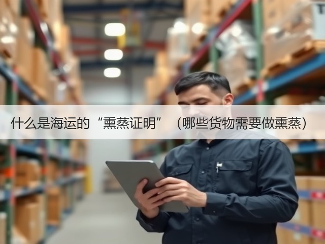 什么是海运的“熏蒸证明”(哪些货物需要做熏蒸)(图3) 什么是海运的“熏蒸证明”(哪些货物需要做熏蒸)(图3)
