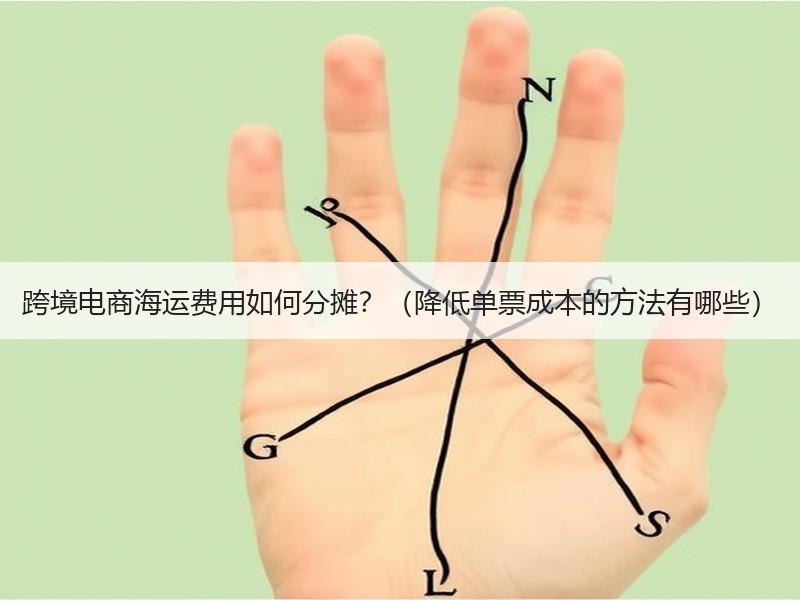 跨境电商海运费用如何分摊？（降低单票成本的方法有哪些）