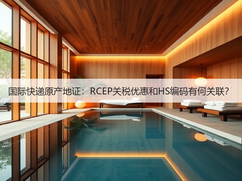 国际快递原产地证：RCEP关税优惠和HS编码有何关联？