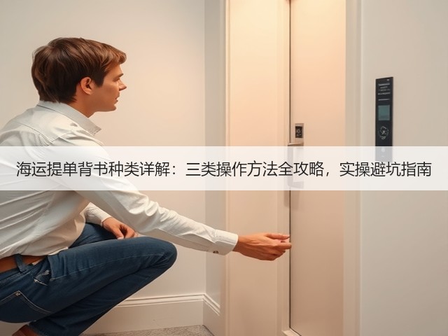 海运提单背书种类详解:三类操作方法全攻略,实操避坑指南(图1) 海运提单背书种类详解:三类操作方法全攻略,实操避坑指南(图1)