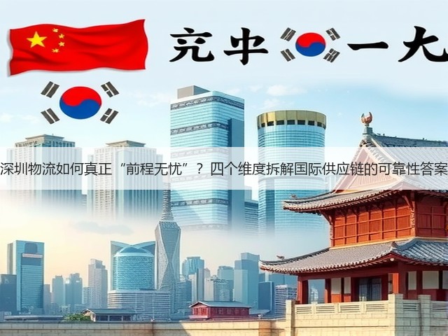 深圳物流如何真正“前程无忧”？四个维度拆解国际供应链的可靠性答案(图1)