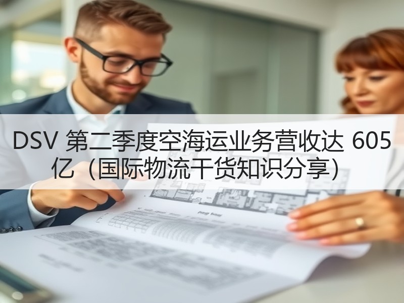 DSV 第二季度空海运业务营收达 605 亿（国际物流干货知识分享）