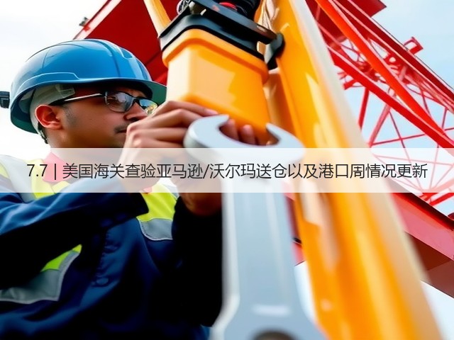 7.7 | 美国海关查验亚马逊/沃尔玛送仓以及港口周情况更新(图2) 7.7 | 美国海关查验亚马逊/沃尔玛送仓以及港口周情况更新(图2)