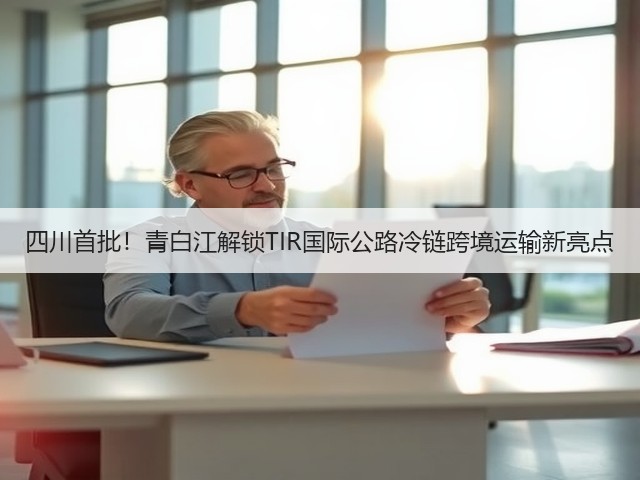 四川首批!青白江解锁TIR国际公路冷链跨境运输新亮点(图2) 四川首批!青白江解锁TIR国际公路冷链跨境运输新亮点(图2)