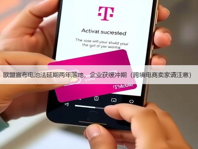 欧盟宣布电池法延期两年落地,企业获缓冲期(跨境电商卖家请注意)(图3) 欧盟宣布电池法延期两年落地,企业获缓冲期(跨境电商卖家请注意)(图3)