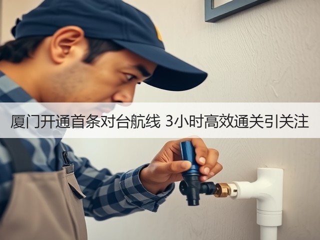 厦门开通首条对台航线 3小时高效通关引关注(图2)