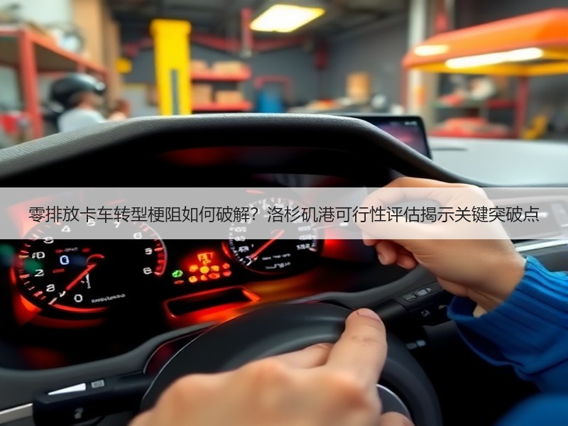 零排放卡车转型梗阻如何破解?洛杉矶港可行性评估揭示关键突破点 零排放卡车转型梗阻如何破解?洛杉矶港可行性评估揭示关键突破点