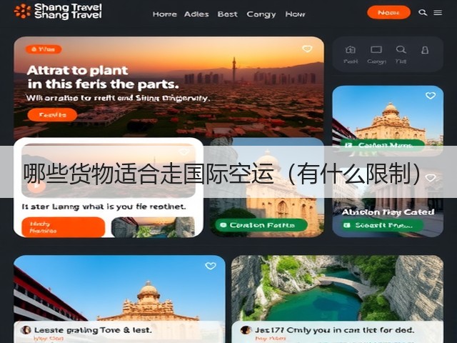 哪些货物适合走国际空运(有什么限制)(图3) 哪些货物适合走国际空运(有什么限制)(图3)