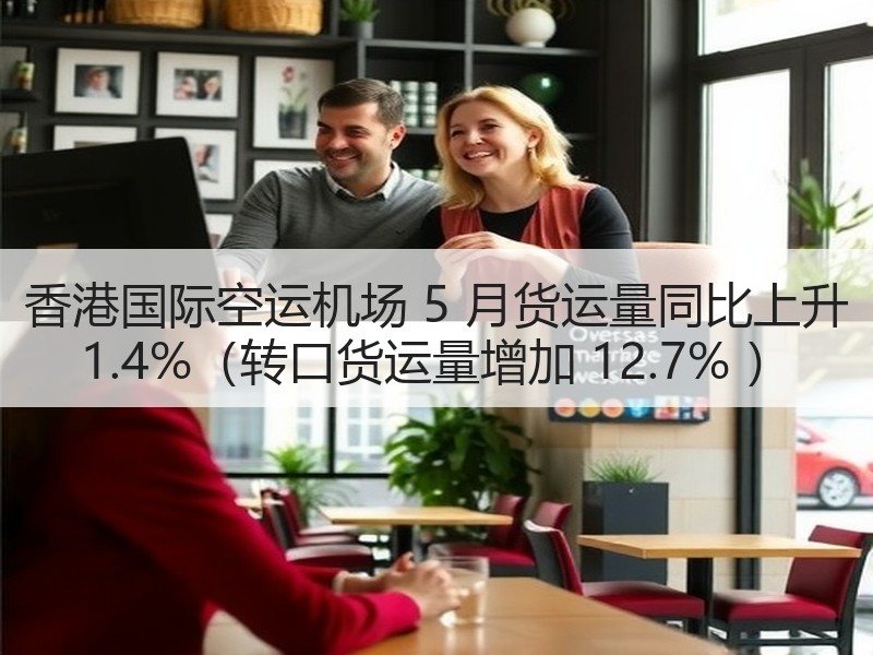 香港国际空运机场 5 月货运量同比上升 1.4%(转口货运量增加 12.7% ) 香港国际空运机场 5 月货运量同比上升 1.4%(转口货运量增加 12.7% )