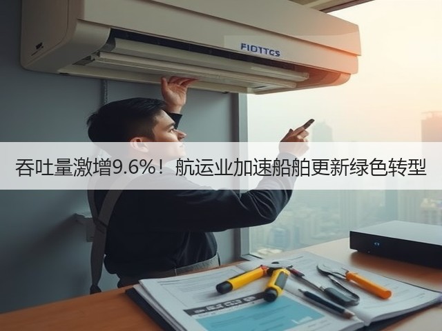 吞吐量激增9.6%！航运业加速船舶更新绿色转型(图1)