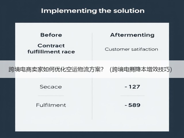 跨境电商卖家如何优化空运物流方案?(跨境电商降本增效技巧)(图3) 跨境电商卖家如何优化空运物流方案?(跨境电商降本增效技巧)(图3)