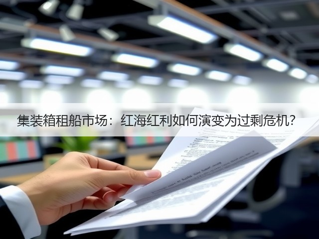 集装箱租船市场:红海红利如何演变为过剩危机?(图2) 集装箱租船市场:红海红利如何演变为过剩危机?(图2)