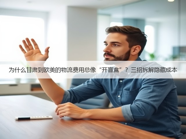 为什么甘肃到欧美的物流费用总像“开盲盒”?三招拆解隐藏成本(图1) 为什么甘肃到欧美的物流费用总像“开盲盒”?三招拆解隐藏成本(图1)