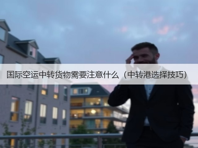 国际空运中转货物需要注意什么(中转港选择技巧)(图2) 国际空运中转货物需要注意什么(中转港选择技巧)(图2)