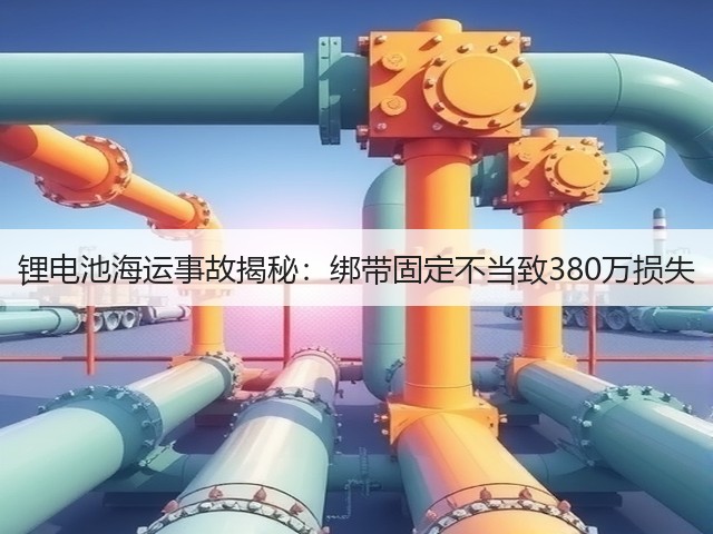 锂电池海运事故揭秘:绑带固定不当致380万损失(图2) 锂电池海运事故揭秘:绑带固定不当致380万损失(图2)