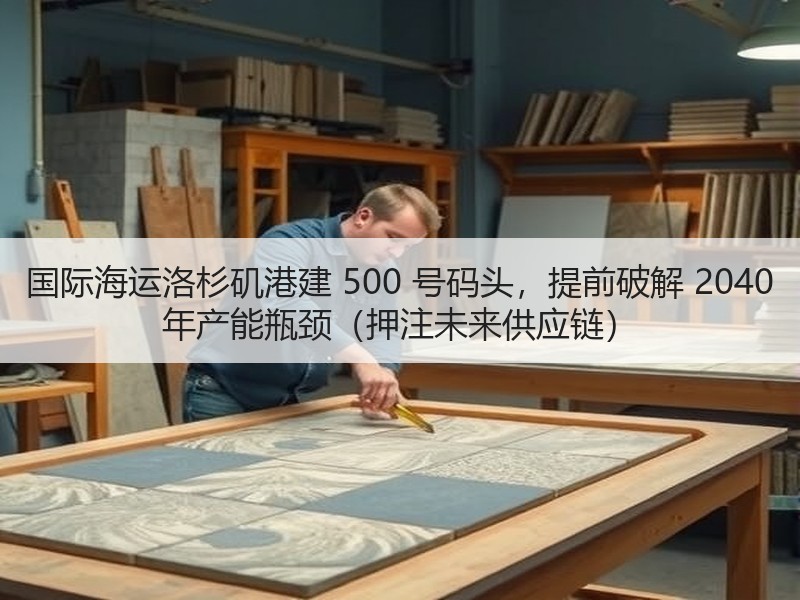 国际海运洛杉矶港建 500 号码头,提前破解 2040 年产能瓶颈(押注未来供应链) 国际海运洛杉矶港建 500 号码头,提前破解 2040 年产能瓶颈(押注未来供应链)