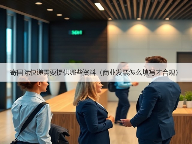 寄国际快递需要提供哪些资料(商业发票怎么填写才合规)(图3) 寄国际快递需要提供哪些资料(商业发票怎么填写才合规)(图3)
