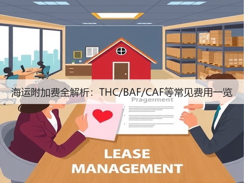 海运附加费全解析:THC/BAF/CAF等常见费用一览 海运附加费全解析:THC/BAF/CAF等常见费用一览