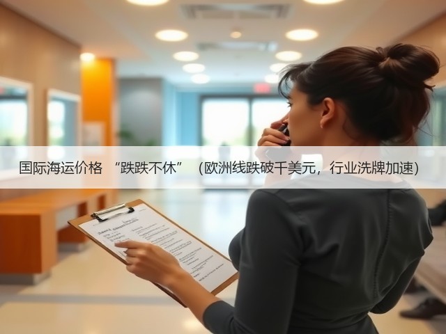 国际海运价格 “跌跌不休”(欧洲线跌破千美元,行业洗牌加速)(图3) 国际海运价格 “跌跌不休”(欧洲线跌破千美元,行业洗牌加速)(图3)