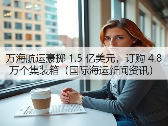 万海航运豪掷 1.5 亿美元,订购 4.8 万个集装箱(国际海运新闻资讯)(图1) 万海航运豪掷 1.5 亿美元,订购 4.8 万个集装箱(国际海运新闻资讯)(图1)